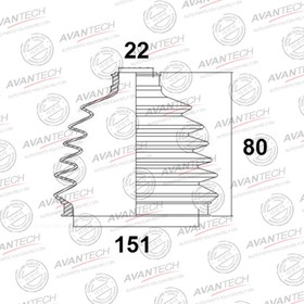 Пыльник привода Avantech BD0507 7658764