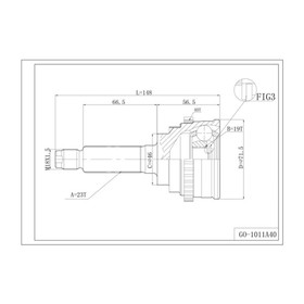 Шрус привода DOUBLE FORCE, с ABS DFCV812 7658836