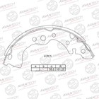 Колодки тормозные барабанные AVANTECH AVS0211 7659088 - фото 107816