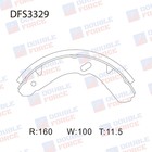 Колодки тормозные барабанные Double Force DFS3329 7659098 - фото 107820