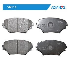 Дисковые тормозные колодки ADVICS SN111 7659106