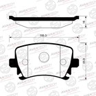 Колодки тормозные дисковые Avantech AV1904 7659351 - фото 107944