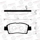 Колодки тормозные дисковые Avantech AV835 7659423 - фото 107978
