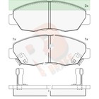 Дисковые тормозные колодки R BRAKE RB1329 7659616 - фото 108026