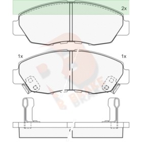 Дисковые тормозные колодки R BRAKE RB1329 7659616