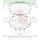 Дисковые тормозные колодки R BRAKE RB1537 7659643 - фото 108030