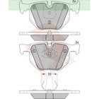 Дисковые тормозные колодки R BRAKE RB1685 7659678 - фото 108034