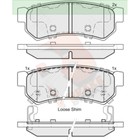 Дисковые тормозные колодки R BRAKE RB2058-203 7659783 - фото 108063