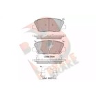 Дисковые тормозные колодки R BRAKE RB2102 7659794 - фото 108065