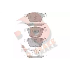 Дисковые тормозные колодки R BRAKE RB2148 7659804