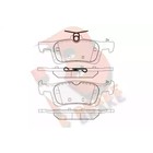 Дисковые тормозные колодки R BRAKE RB2174 7659811 - фото 108073