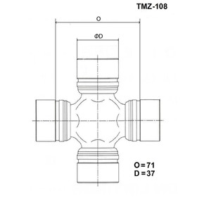 Крестовина карданного вала TOYO TMZ-108 7659962