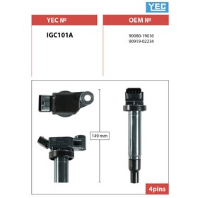 Катушка зажигания YEC IGC101A 7660292