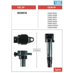 Катушка зажигания YEC IGC801A 7660301