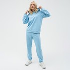 Костюм женский (толстовка и брюки) MIST, р. 40-42, голубой - фото 800736659