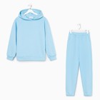Костюм женский (толстовка и брюки) MIST, р. 40-42, голубой - фото 800938052