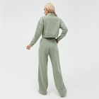 Костюм женский (джемпер и брюки) MIST, р. 48-50, хаки - фото 800736694