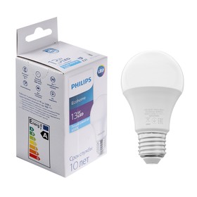 {{photo.Alt || photo.Description || 'Лампа светодиодная Philips Ecohome Bulb 865, E27, 15 Вт, 6500 К, 1450 Лм, груша'}}