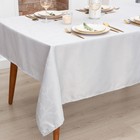 Скатерть Этель "Ветвь" цв.серебро, 142*220 +/-3 см, 115 ±10 гр,100% - фото 800707795