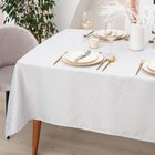 Скатерть Этель "Ветвь" цв.серебро, 142*220 +/-3 см, 115 ±10 гр,100% - фото 800707796