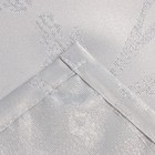 Скатерть Этель "Ветвь" цв.серебро, 142*220 +/-3 см, 115 ±10 гр,100% - фото 800707801