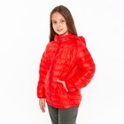 Куртка для девочки, цвет красный, рост 152 см - фото 800738779
