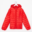 Куртка для девочки, цвет красный, рост 152 см - фото 802421980