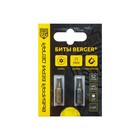 Биты магнитные BERGER BG2393, TORX c отверстием T27Hx25 мм, 2 шт., S2 7688501 Биты магнитные BERGER BG2393, TORX c отверстием T27Hx25 мм, 2 шт., S2 7688501