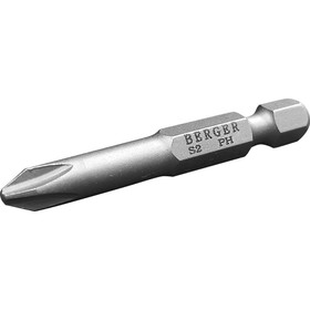 Биты магнитные BERGER BG2397, PH1x50 мм, 2 шт., S2 7688505