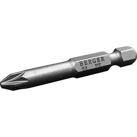 Биты магнитные BERGER BG2400, PZ0x50 мм, 2 шт., S2 7688508