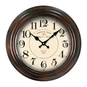 Настенные часы, серия: Интерьер, "Кингстон", плавный ход, 42 х 42 см