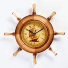 Настенные часы, серия: Море, "Апла", плавный ход, 36 х 36 х 2 см - фото 7895375