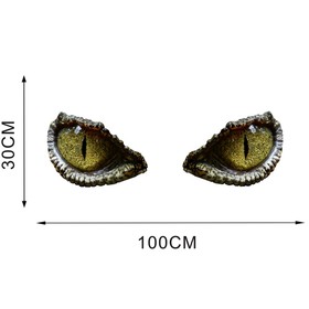 Наклейка 3Д интерьерная Взгляд динозавра 60*40см
