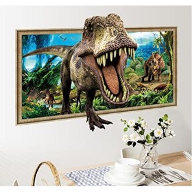 Наклейка 3Д интерьерная Динозавр 90*60см