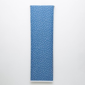 Штора рулонная «Пёрышки», блэкаут, 120×180 см, цвет голубой
