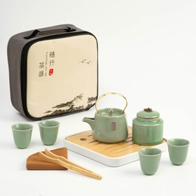{{photo.Alt || photo.Description || 'Набор для чайной церемонии 10 предметов, на 4 персоны, чашка 55 мл, чайник 200 мл, зеленый'}}
