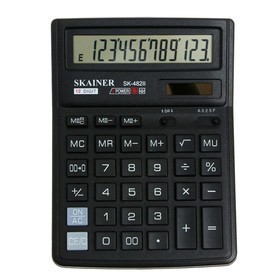 Desktop Calculator (pl., 12 times, 2 Pete., Cher. 143 x 192 x 39.5 mm). 