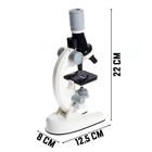Микроскоп детский «Юный ботаник», кратность х100, х400, х1200, подсветка - фото 10371542