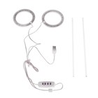 Фитосветильник светодиодный, 4 Вт, 5 В, в горшок, USB, мультиспектральный, 2 круга 7372927