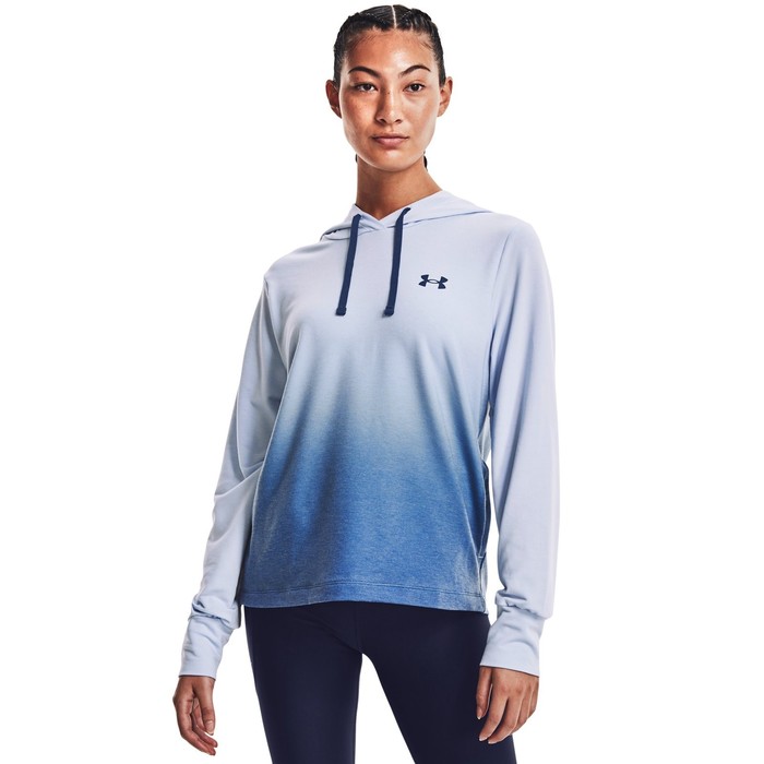 Худи женское Under Armour Rival Terry Gradient Hoodie, размер 42-44   (1370978-438) - фото 20496