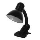 Лампа настольная Школьник на прищепке, шнур 0.9м 1х60Вт Е27 черный - фото 3280475 Лампа настольная Школьник на прищепке, шнур 0.9м 1х60Вт Е27 черный - фото 3280475