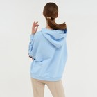 Худи женское MINAKU: Casual Collection цвет голубой размер 42-44 - фото 26091