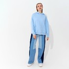 Худи женское MINAKU: Casual Collection цвет голубой размер 50-52 - фото 26101