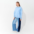 Худи женское MINAKU: Casual Collection цвет голубой размер 50-52 - фото 26102