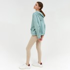 Худи женское MINAKU: Casual Collection цвет мятный, размер 50-52 - фото 26120