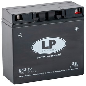 Аккумулятор Landport G12-19, 12В, 21 Ач, пуск ток 375 А, обратная (- +) 7702173