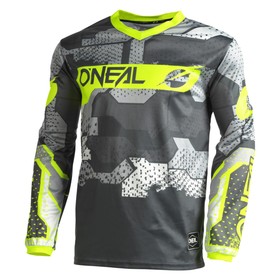Джерси O'NEAL Element Camo V.22, детская, серый/желтый, L 7702181