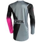 Джерси O'NEAL Element Racewear V.22, женский, черный/серый, L 7702212 Джерси O'NEAL Element Racewear V.22, женский, черный/серый, L 7702212