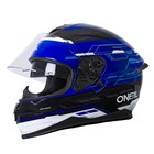 Шлем интеграл O'NEAL Challenger Matrix, глянец, синий/черный, XL - фото 7574982