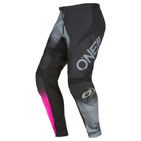 Штаны для мотокросса O'NEAL Element Racewear V.22, женские, черный/серый, 28 7702505